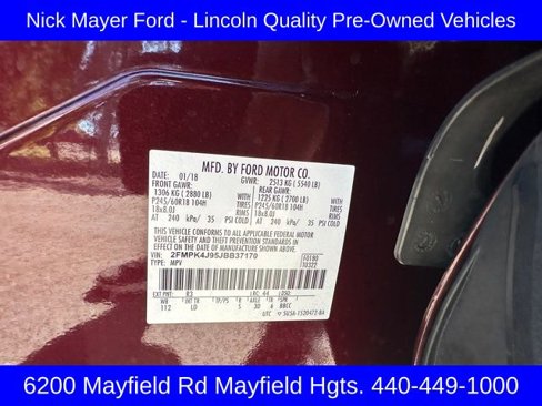 Used 2018 Ford Edge SEL w/ Equipment Group 201A image 38