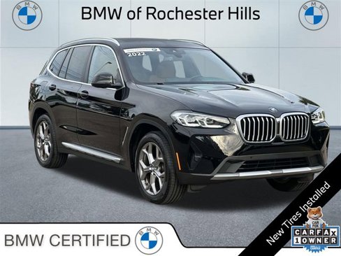 Certified 2022 BMW X3 xDrive30i w/ Premium Package 2 (ZPA) image 1