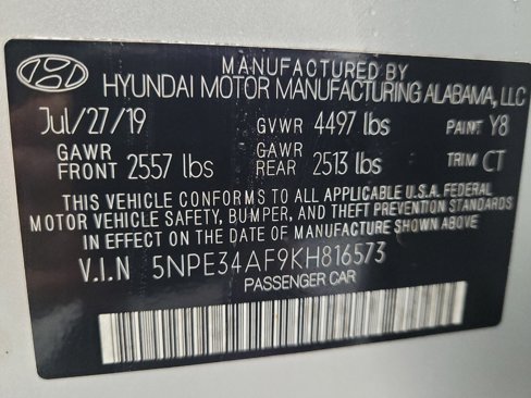 Used 2019 Hyundai Sonata Sport w/ Winter Weather Package image 33