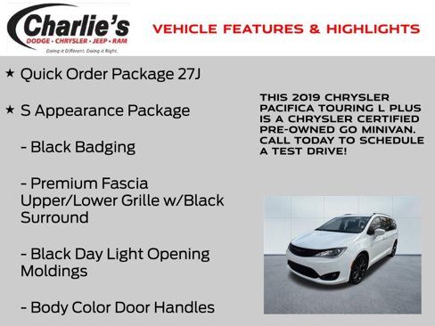 Certified 2019 Chrysler Pacifica Touring-L Plus w/ Advanced Safetytec Group image 13