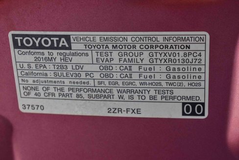 Used 2016 Toyota Prius Four image 27