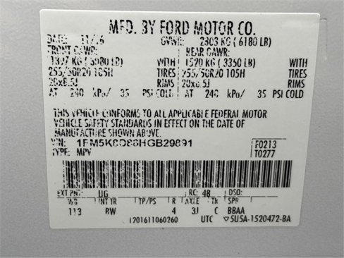 Used 2017 Ford Explorer XLT w/ Equipment Group 202A image 26