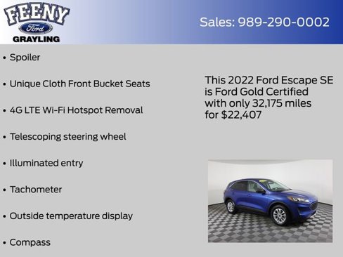 Used 2022 Ford Escape SE image 26