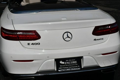 Used 2018 Mercedes-Benz E 400 4MATIC Cabriolet image 10
