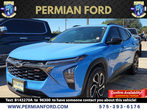 Used 2024 Chevrolet Trax RS w/ Sunroof Package image 1