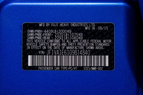 Used 2016 Subaru WRX Premium image 58