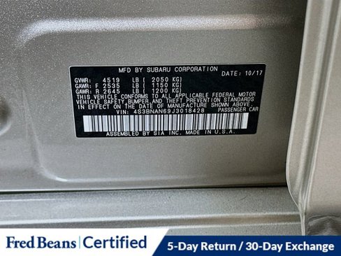 Used 2018 Subaru Legacy 2.5i Limited image 36