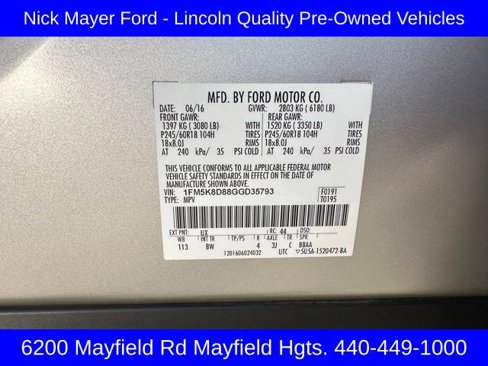 Used 2016 Ford Explorer XLT w/ Equipment Group 202A image 36