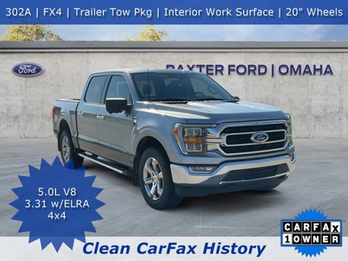 Certified 2022 Ford F150 XLT w/ Equipment Group 302A High image 1