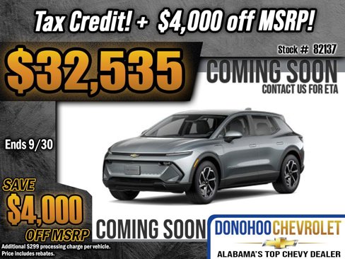 New 2026 Chevrolet Equinox EV LT image 1