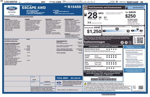 Certified 2022 Ford Escape SE w/ SE Sport Appearance Package image 8
