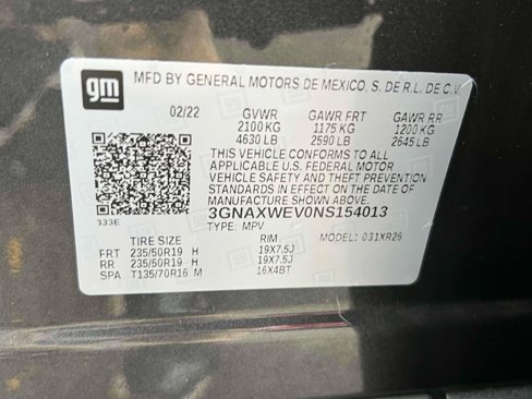 Certified 2022 Chevrolet Equinox RS image 15