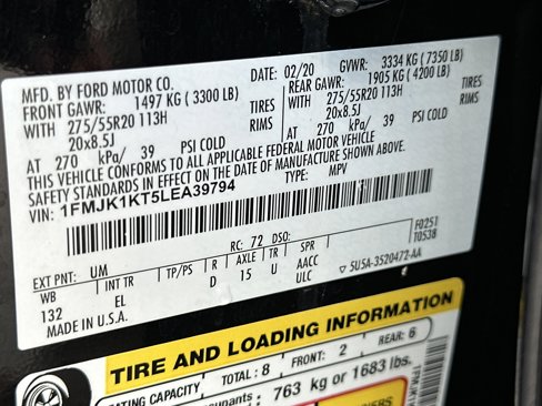Used 2020 Ford Expedition Max Limited image 34