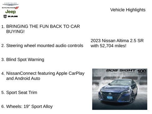 Used 2023 Nissan Altima 2.5 SR image 3