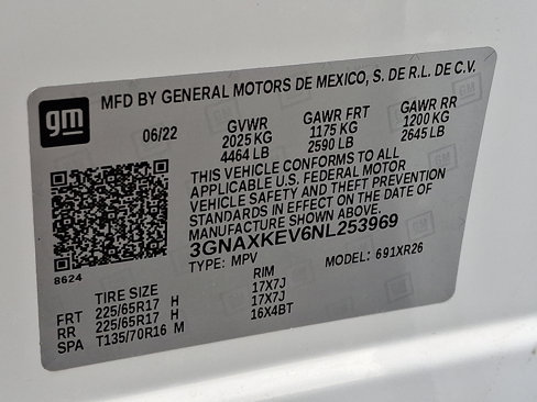 Used 2022 Chevrolet Equinox LT image 27