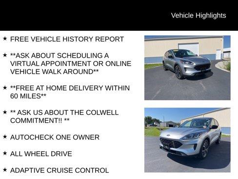 Used 2022 Ford Escape SE w/ SE Sport Appearance Package image 11