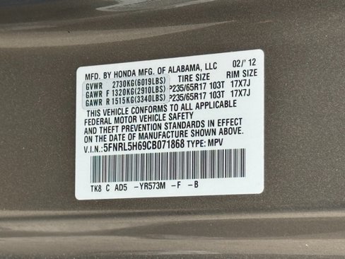 Used 2012 Honda Odyssey EX-L image 36