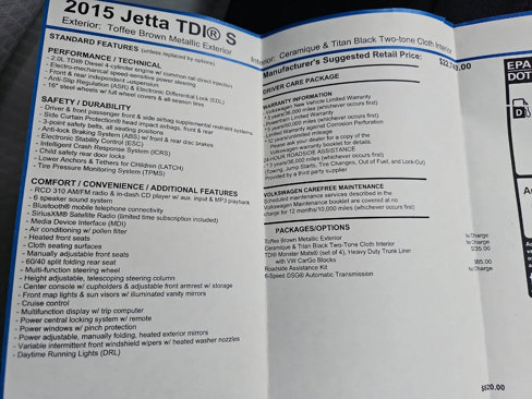 Used 2015 Volkswagen Jetta TDI S image 15