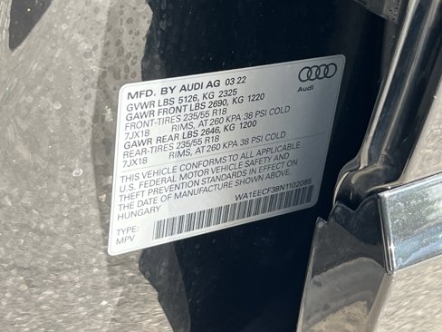 Certified 2022 Audi Q3 2.0T Premium Plus w/ Premium Plus Package image 26