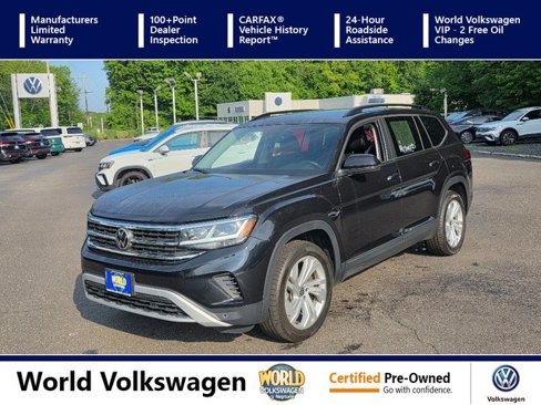 Certified 2021 Volkswagen Atlas SE w/ Panoramic Sunroof Package image 1