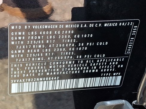 Certified 2022 Volkswagen Taos S image 27