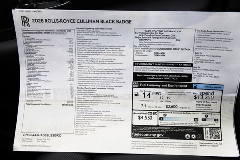 New 2025 Rolls-Royce Cullinan Black Badge image 30