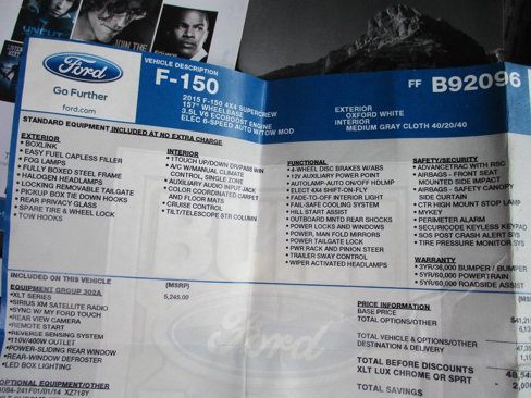Used 2015 Ford F150 XLT w/ Equipment Group 302A Luxury image 29