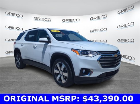 Used 2021 Chevrolet Traverse LT w/ LT Premium Package image 1