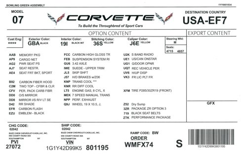 Used 2019 Chevrolet Corvette ZR1 image 9