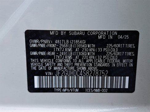 New 2025 Subaru Crosstrek 2.5i Premium image 31
