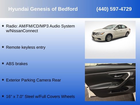 Used 2016 Nissan Altima 2.5 S w/ Power Driver Seat Package image 7