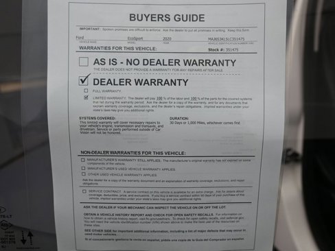 Used 2020 Ford EcoSport Titanium image 36