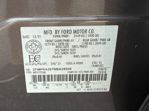 Certified 2022 Ford Edge ST-Line w/ Cold Weather Package image 21