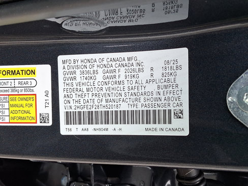 New 2026 Honda Civic LX image 10