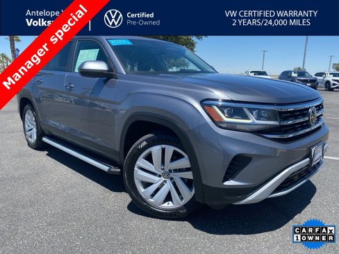 Certified 2022 Volkswagen Atlas SE image 1
