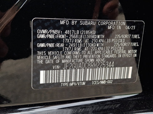 Used 2024 Subaru Crosstrek 2.0i Premium image 27