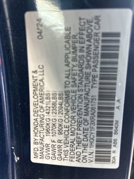 Used 2024 Honda Accord EX image 41