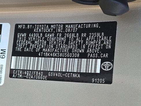 Used 2008 Toyota Camry LE image 26