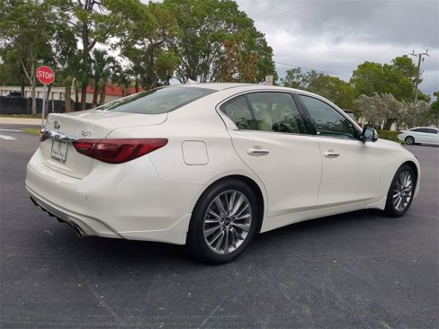 Used 2022 INFINITI Q50 Luxe w/ Cargo Package image 4