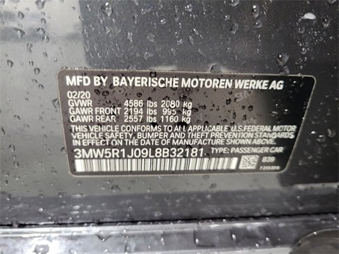 Used 2020 BMW 330i Sedan w/ Driving Assistance Package image 28