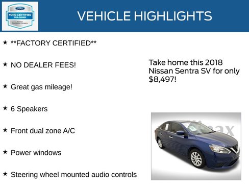 Used 2018 Nissan Sentra SV image 12