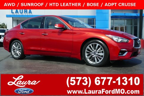 Used 2023 INFINITI Q50 Luxe w/ Cargo Package image 1