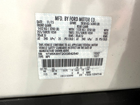 Used 2016 Ford Explorer Platinum image 66