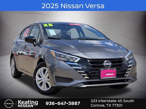 Certified 2025 Nissan Versa S w/ Trunk Package image 1
