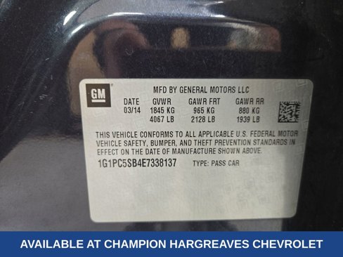 Certified 2014 Chevrolet Cruze LT image 43