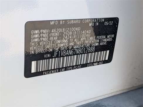 Used 2022 Subaru WRX Limited image 31