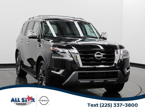 Certified 2024 Nissan Armada Platinum w/ Captain's Chairs Package image 1