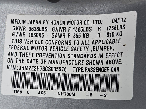 Used 2012 Honda Insight EX image 30