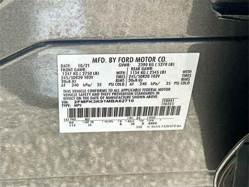 Used 2021 Ford Edge Titanium image 32