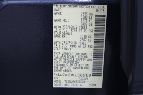 Used 2018 Nissan Murano S image 37